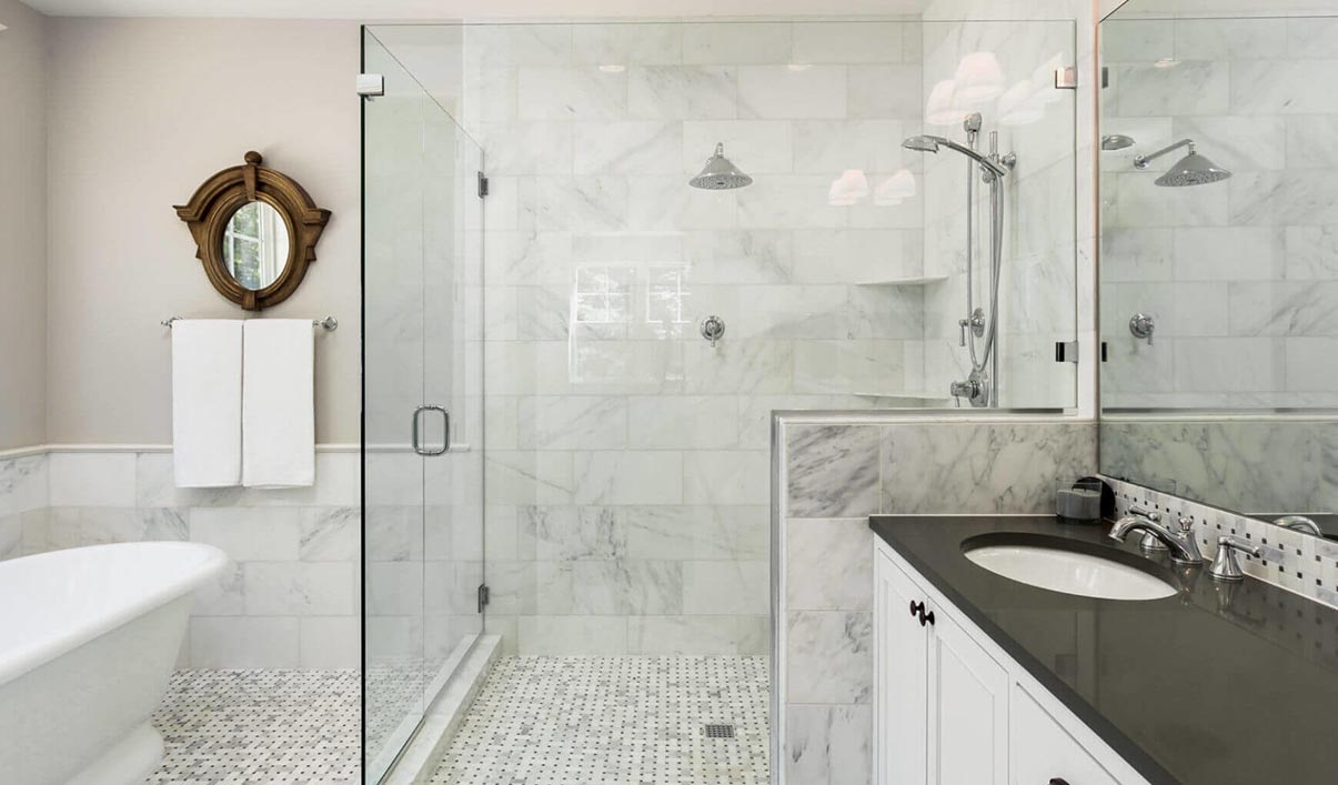 Mẫu vách ngăn phòng tắm đứng đẹp làm bằng tấm nhựa mica acrylic