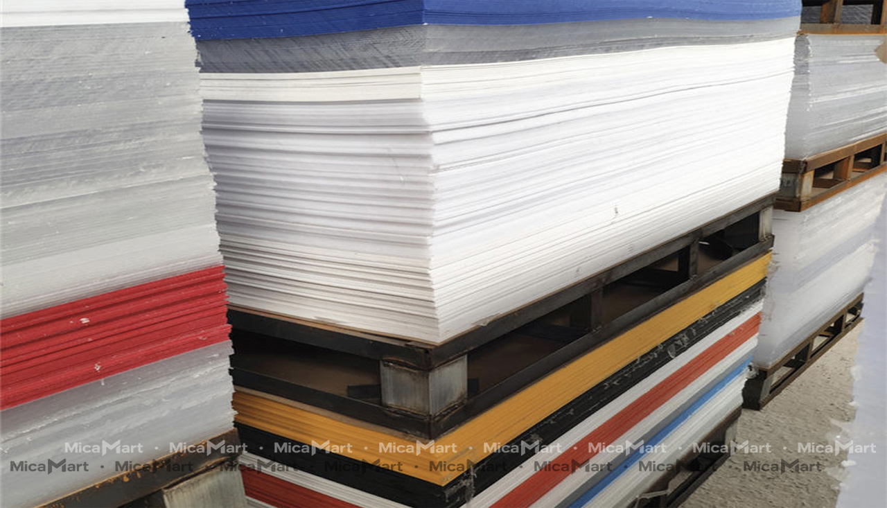 Ứng dụng của tấm nhựa mica trắng