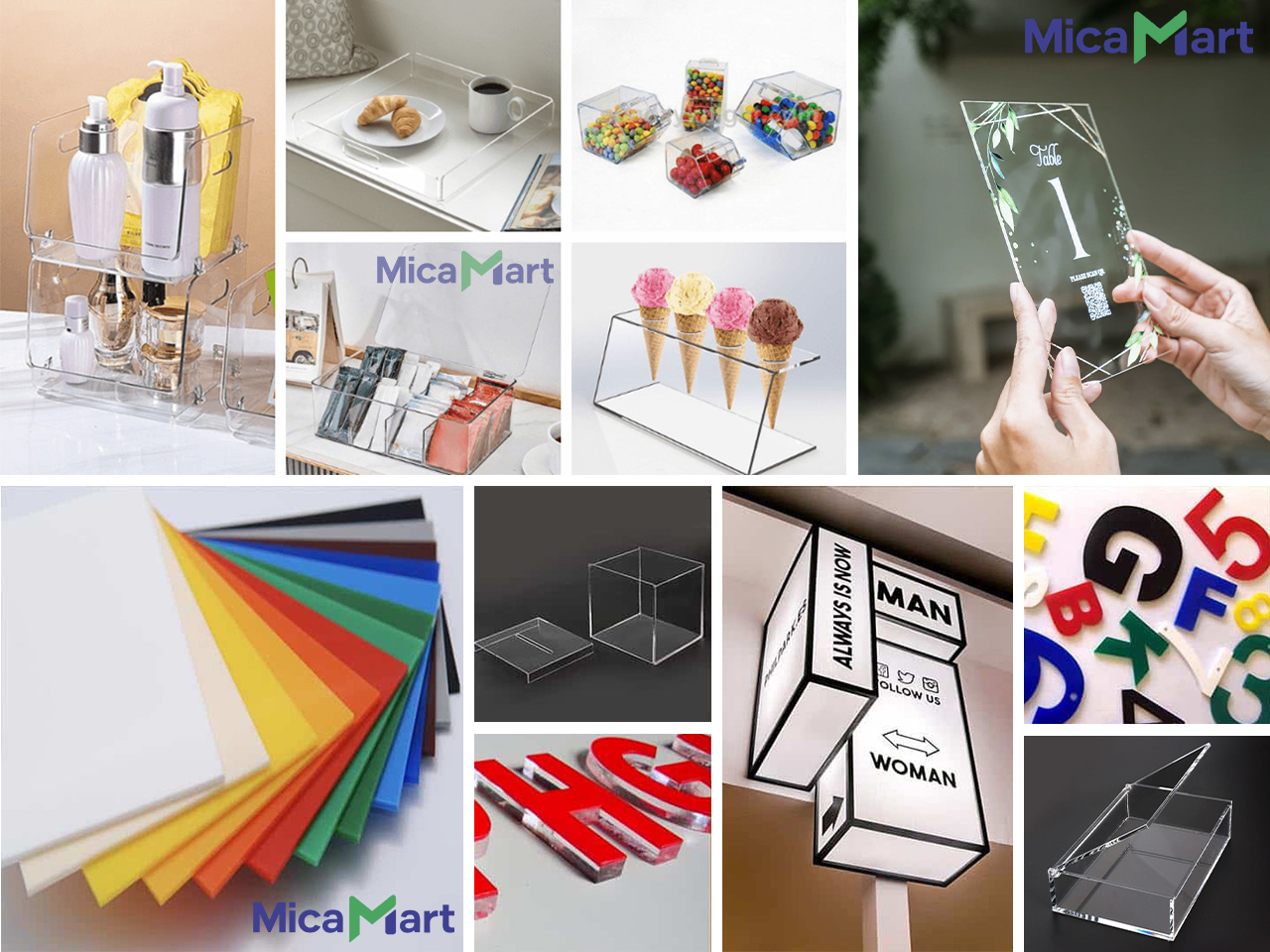 Ứng dụng của tấm mica trong thực tế