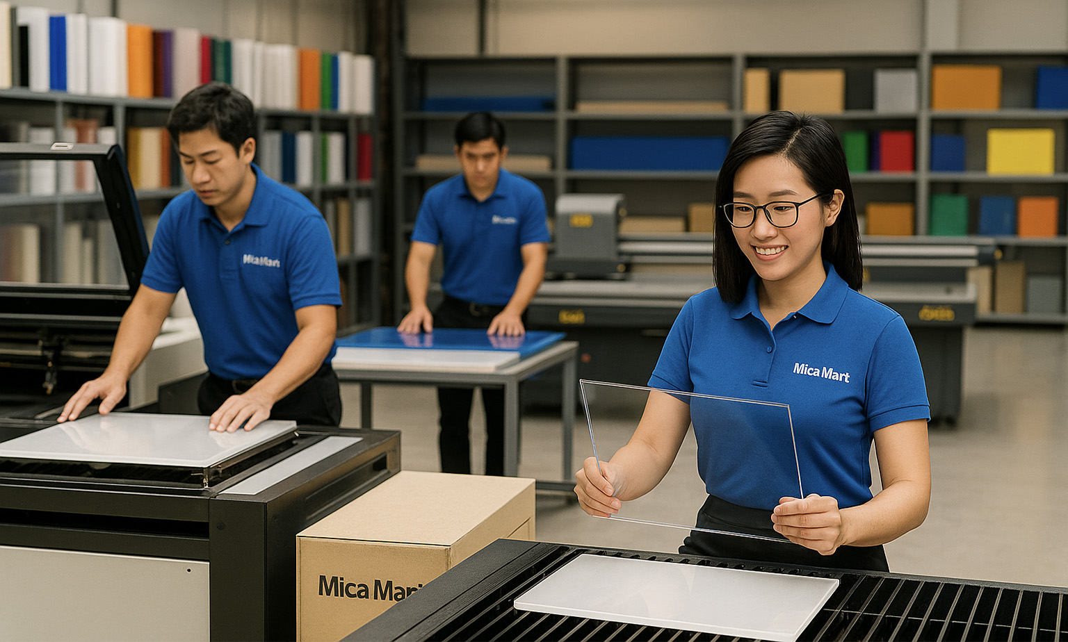 Mua tấm mica vuông kích thước 40x40cm giá tốt tại Mica Mart