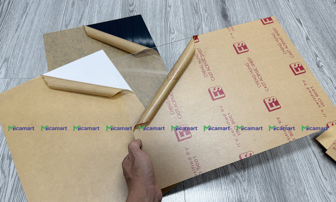 Tấm mica cắt lẻ khổ A3 - kích thước 297mm x 420mm đủ màu lựa chọn