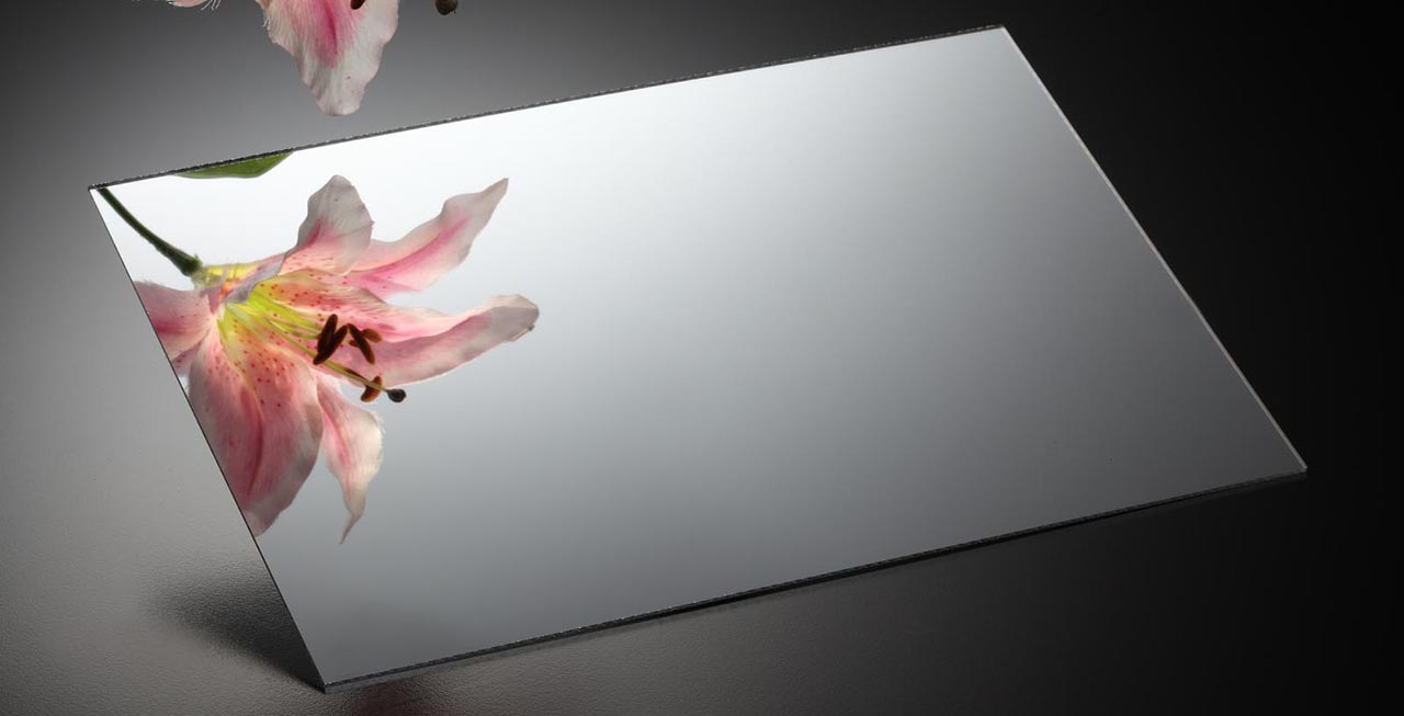 Tấm nhựa mica gương trắng bạc