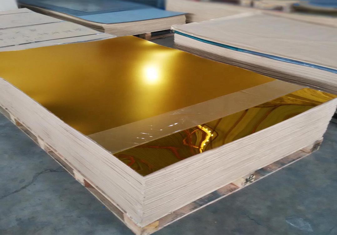 Thông số kỹ thuật tấm nhựa mica gương vàng